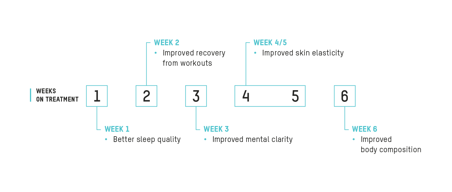 A diagram illustrating the sequential process of assembling a website using amino acids.