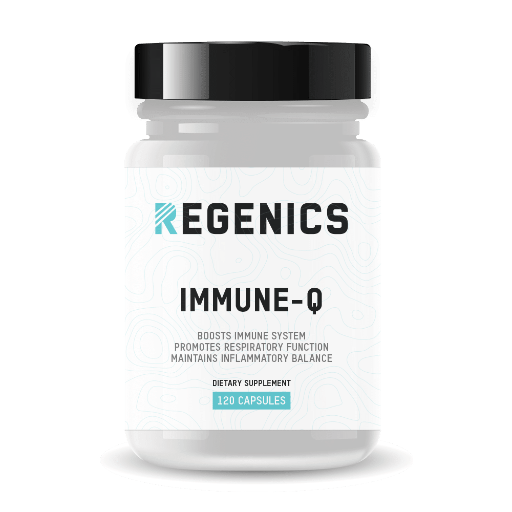 Boost your immune system with a bottle of Regenics Immune-Q.