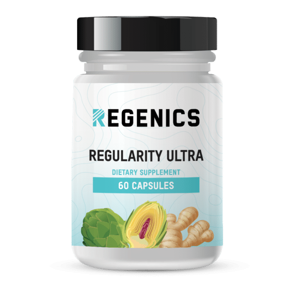 Regenics Regularity Ultra capsules are designed to promote regularity.